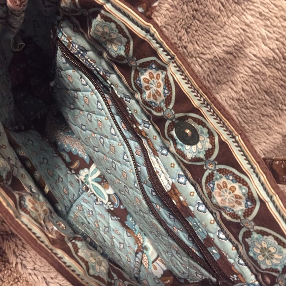 Vera Bradley Java Blue Shoulder Bag - Picture 2 of 6